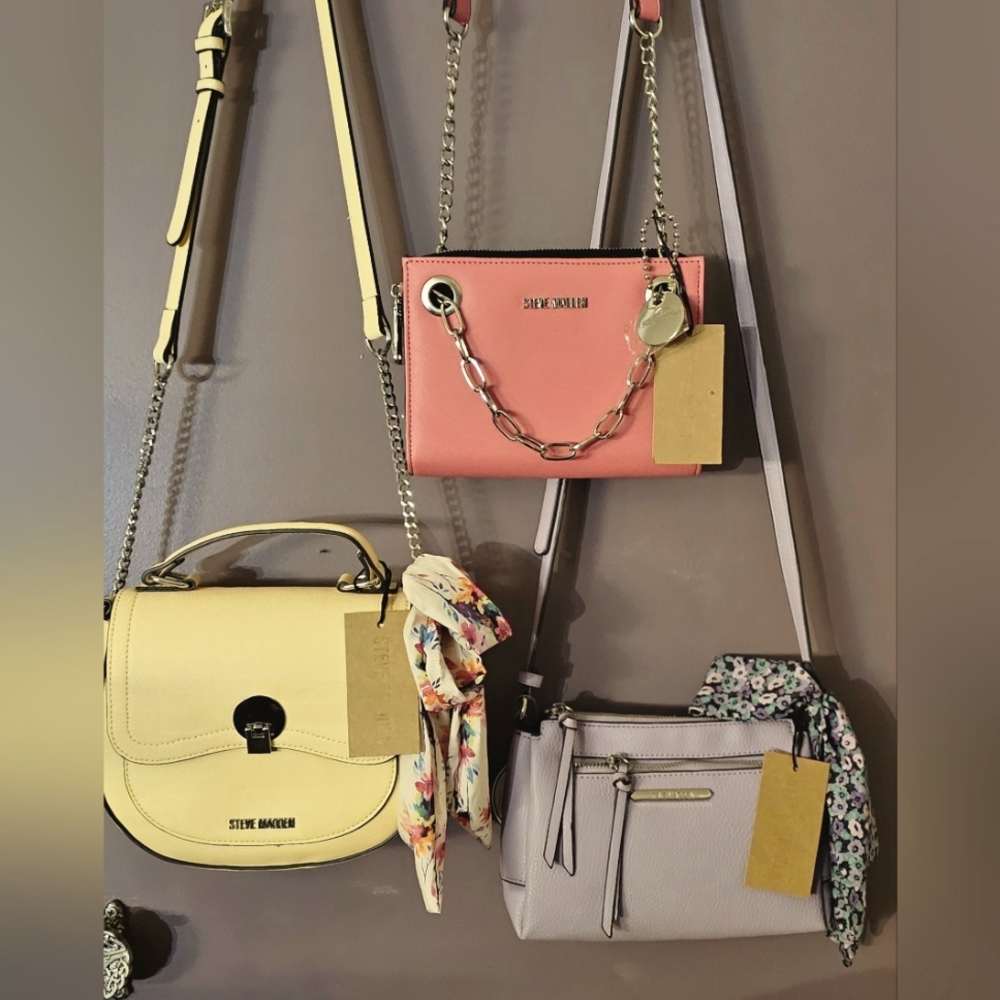 BUNDLE DEAL-STEVE MADDEN ADORABLE CROSSBODY BAGS